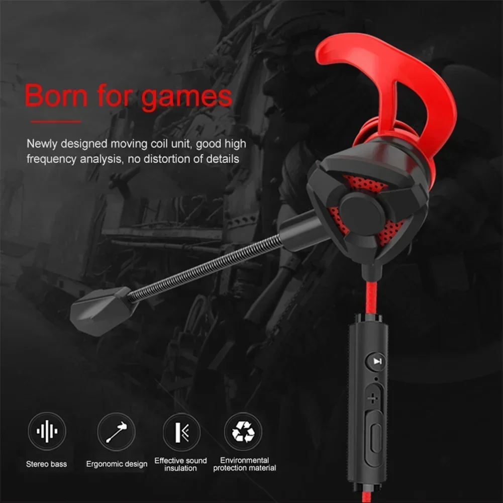 Pc Gaming Earbuds - Kulaklık oyun kulaklıkları kablolu kulaklık oyun