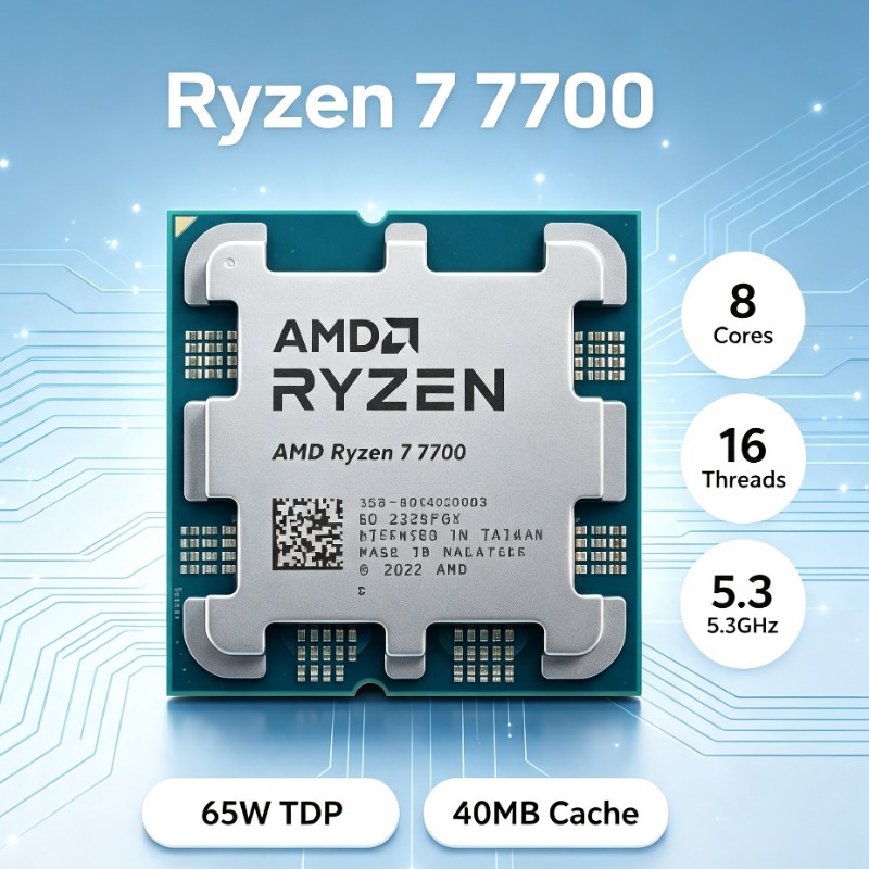Pc Gaming Ryzen - AM5 Yuvalı Oyun Bilgisayarı CPU'su AMD
