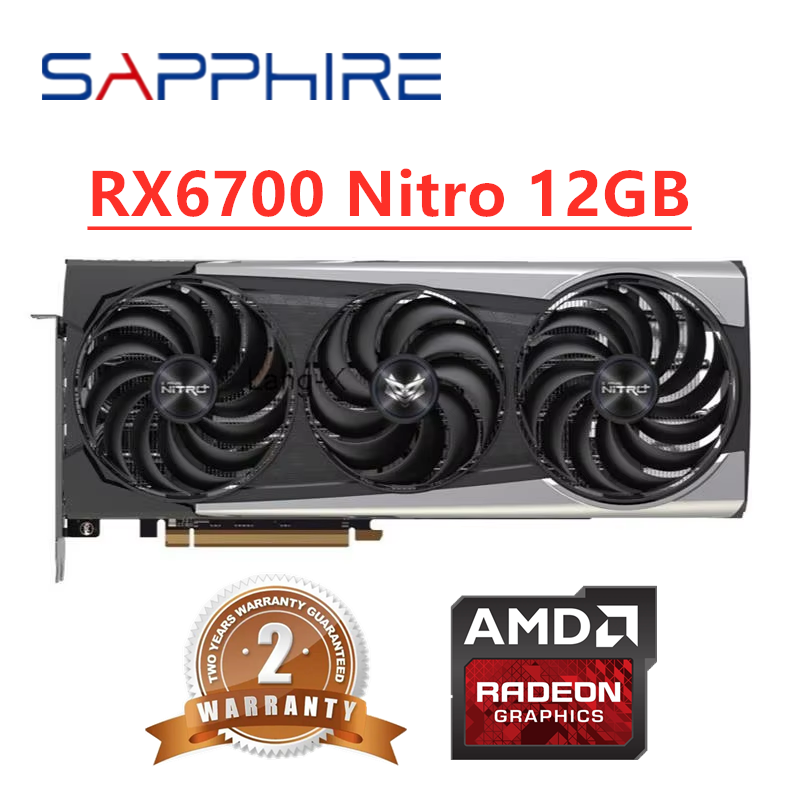 Pc Gaming Games - GPU Sapphire RX 6700 XT 6700XT