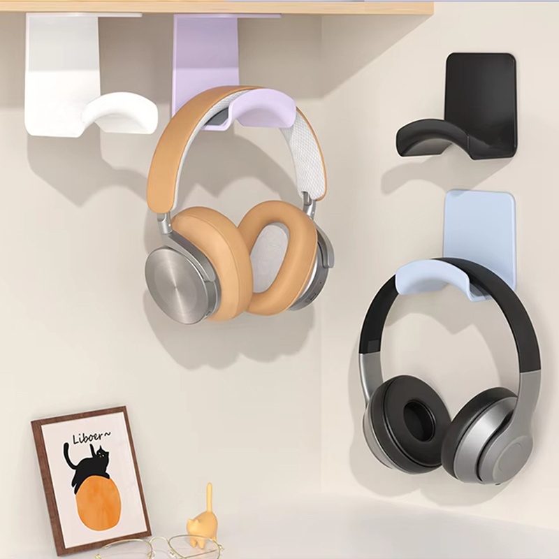 Headset Stand - 2 adet evrensel plastik duvara monte