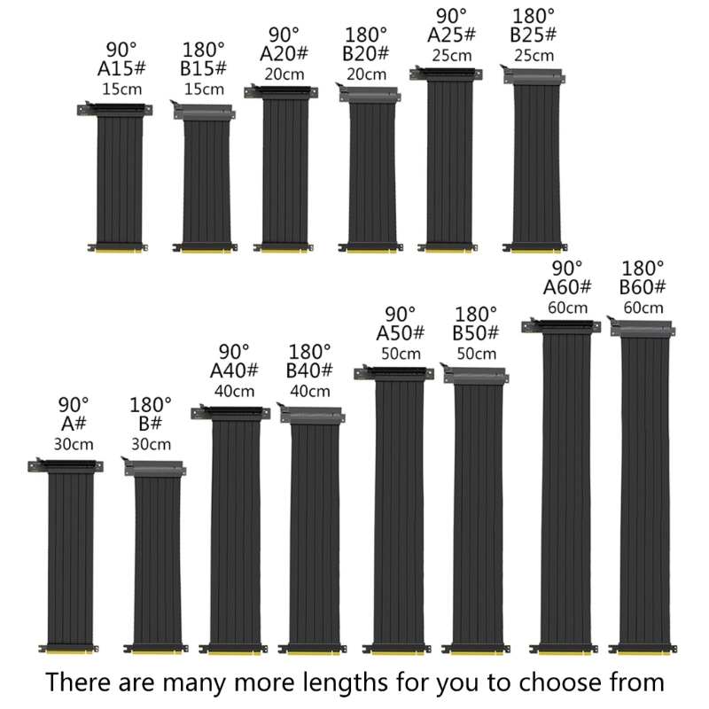 Pcie Riser Cable - EXPRESS 16X Esnek Kablo Kartı Yüksek