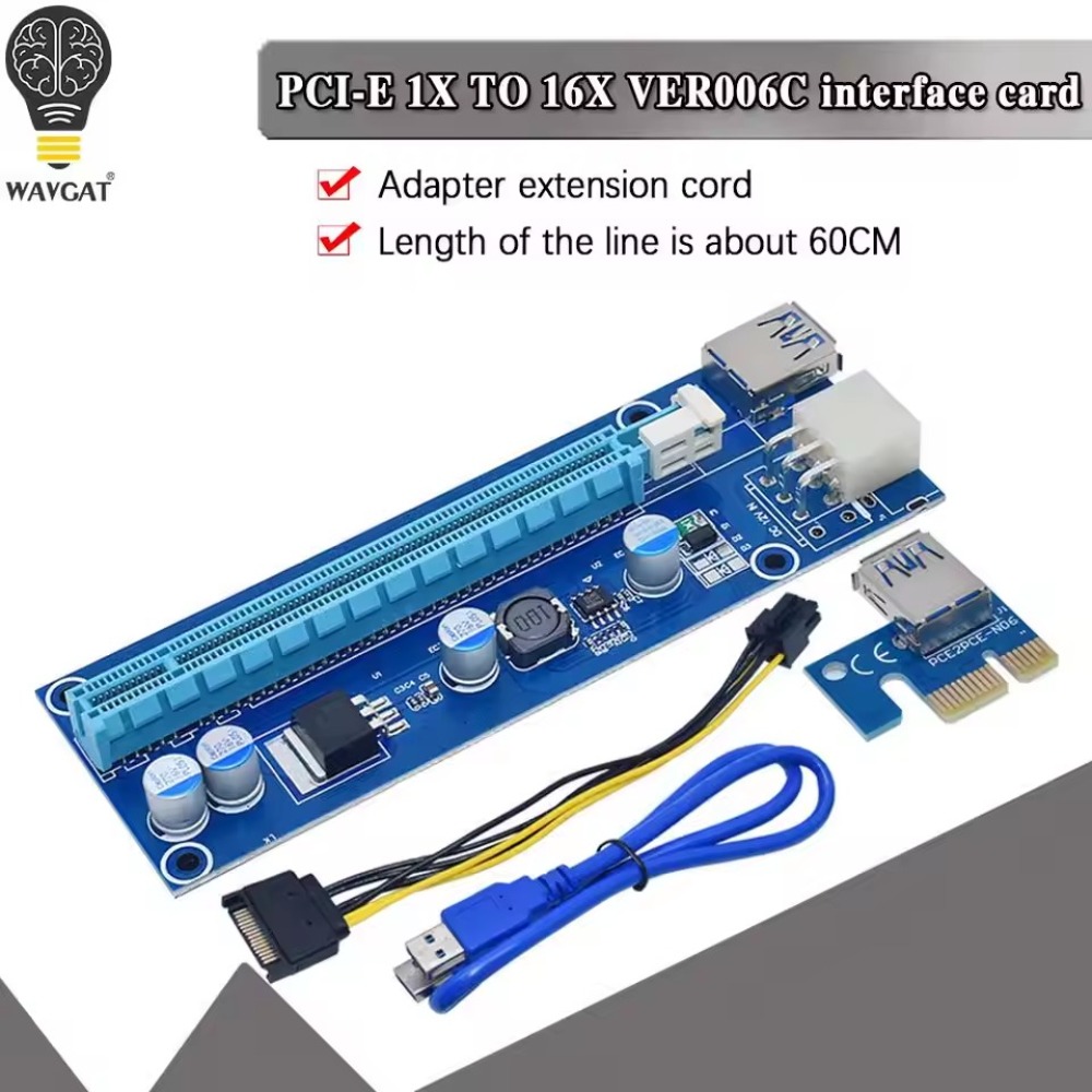 Pcie Riser Cable - VER006C PCI-E Yükseltici Kart 006C PCIE