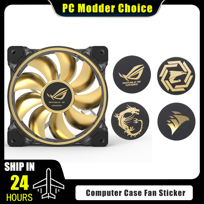 Pc Gaming Upgrades - Bilgisayar Kasası Fanı logo çıkartması, ROG