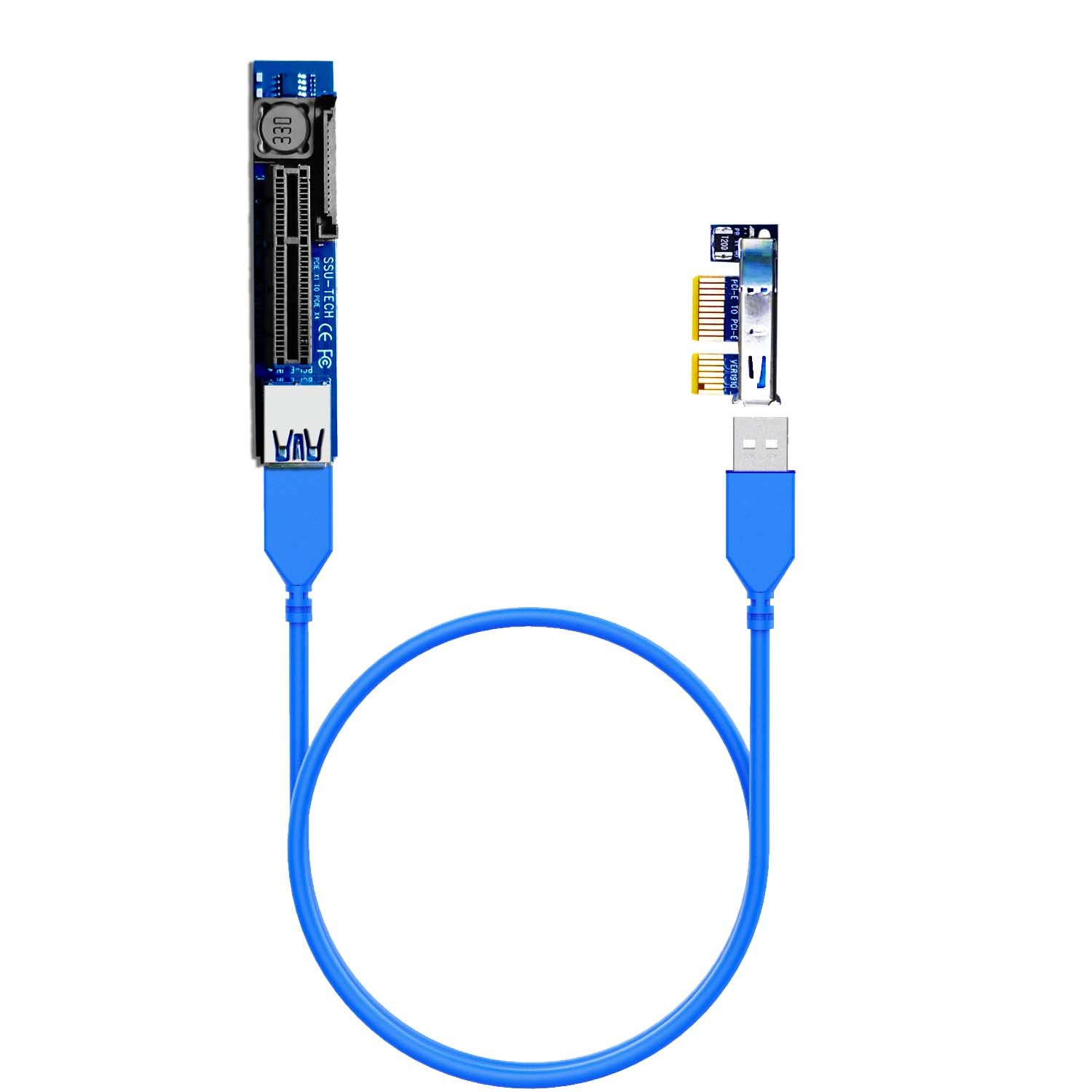 Pcie Riser Cable - PCIe WiFi Kartı, M.2 PCIe Kartı,