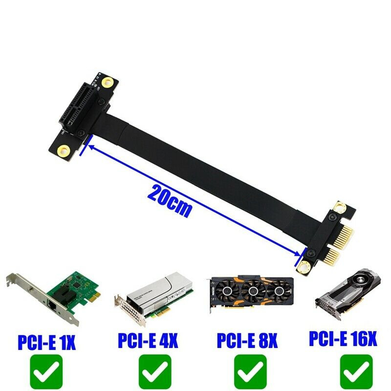 Pcie Riser Cable - 90 Derece Pci-E Pci Express 1X