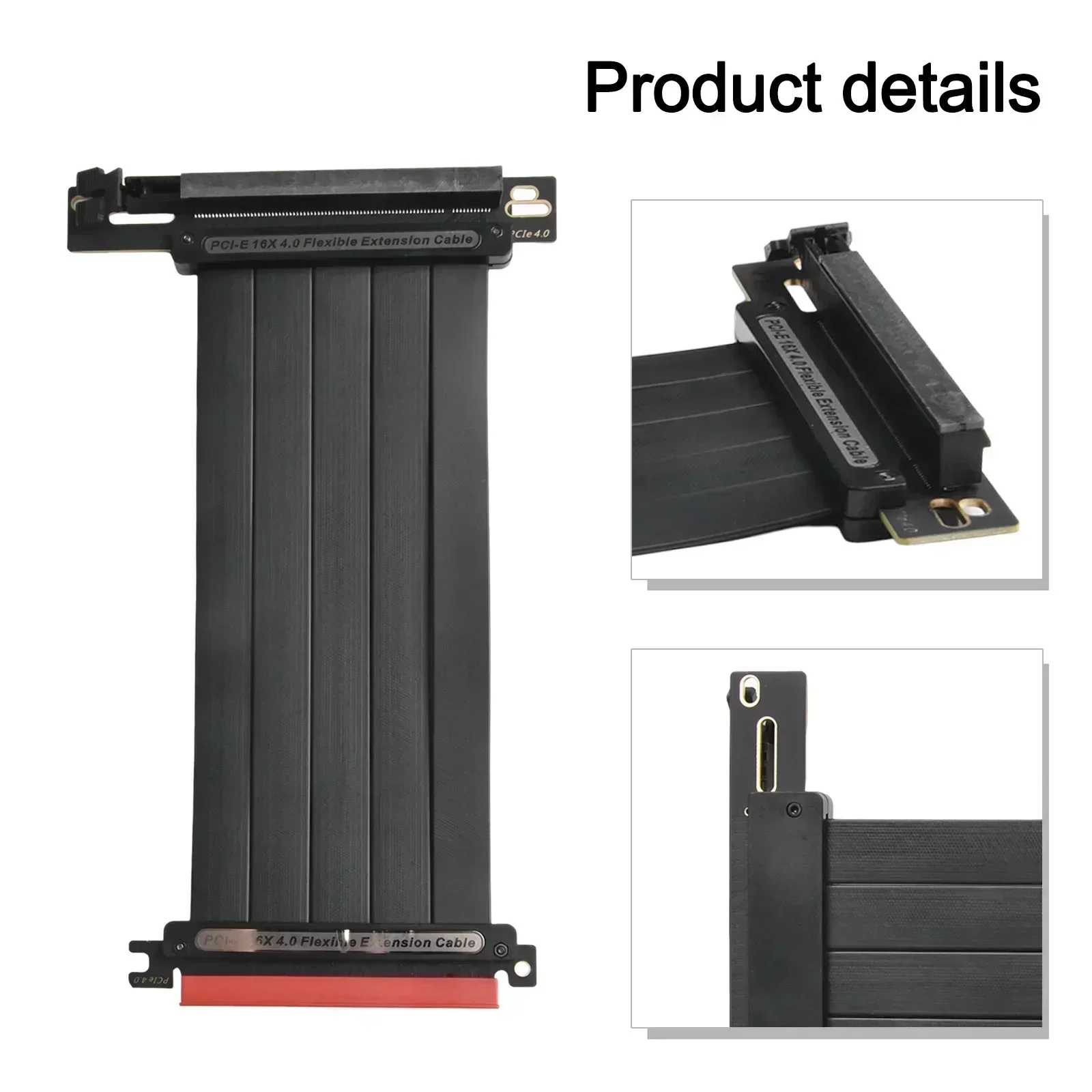 Pcie Riser Cable - TEUCER PCI-E 4.0 X16 Yükseltici Kablo