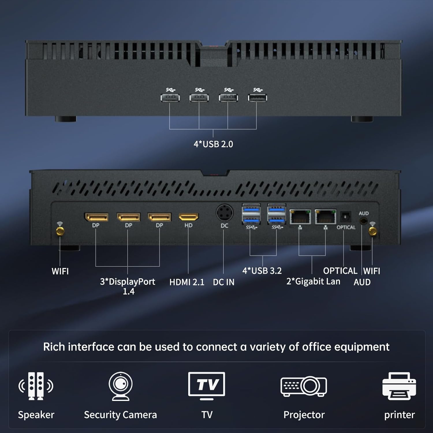 Pc Gaming I7 14Th Gen - Partaker Gaming Mini PC 14. Nesil