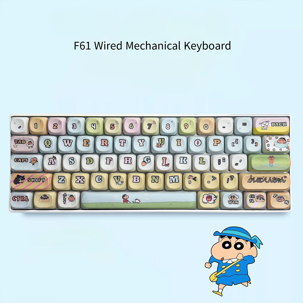 Pc Gaming Editing - Crayon Shin-Chan 61 Tuşlu Mekanik Klavye