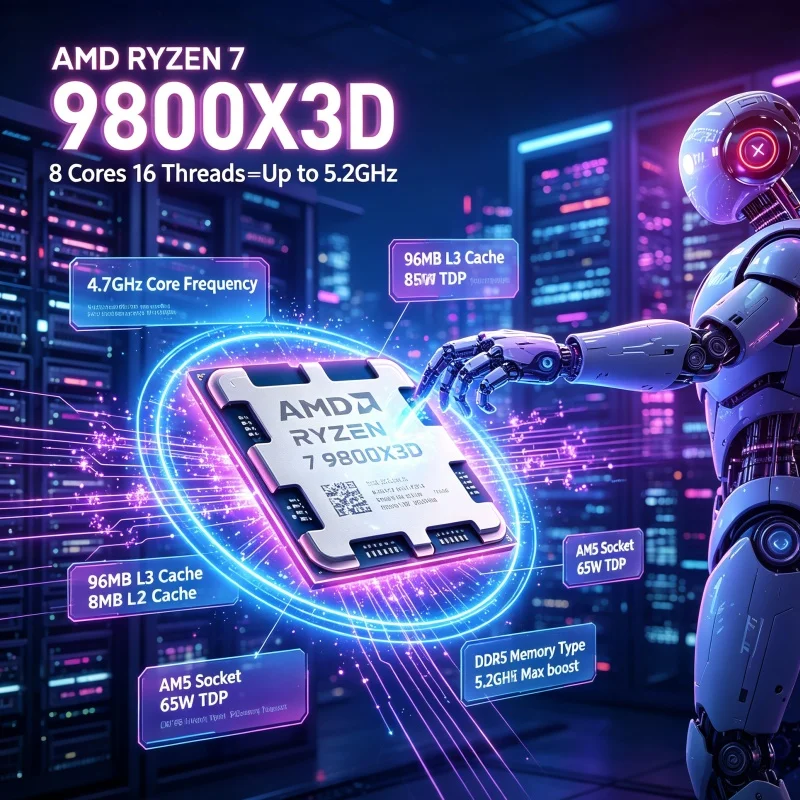 Pc Gaming Ryzen - AMD Ryzen 7 9800X3D İçerik Oluşturma
