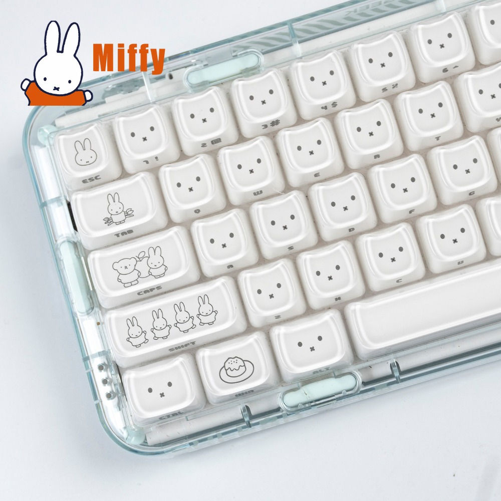 Kawaii Miffy Keycaps Sevimli T - Pc Gaming Essentials incelemesi ve fiyatı