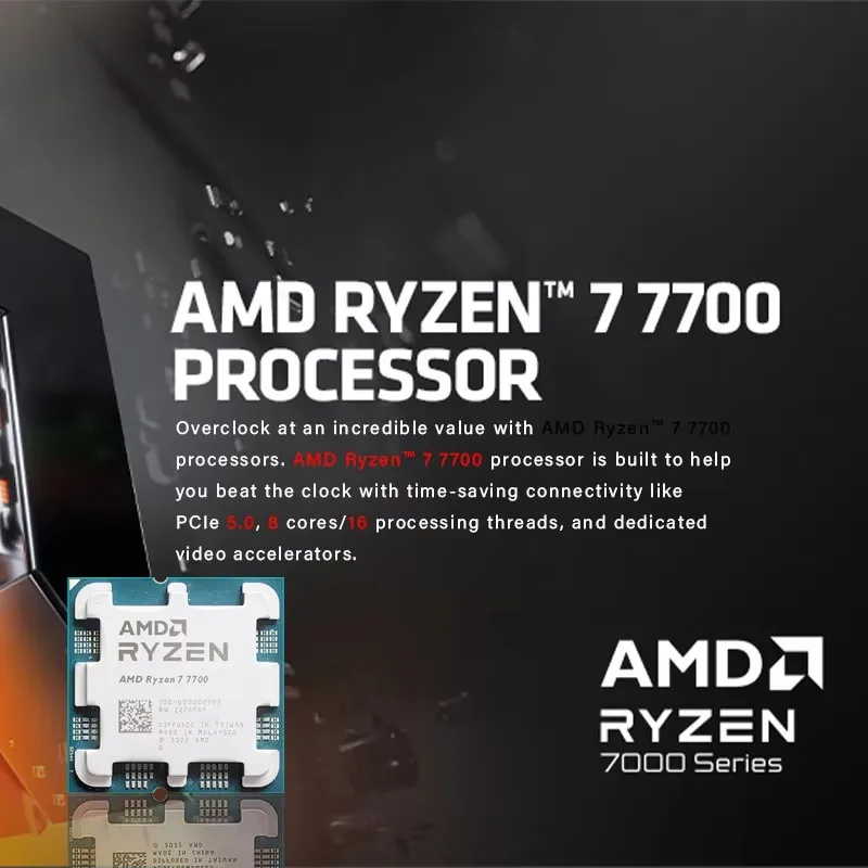 Yeni AMD Ryzen 7 7700 İşlemci  - Pc Gaming Ryzen incelemesi ve fiyatı