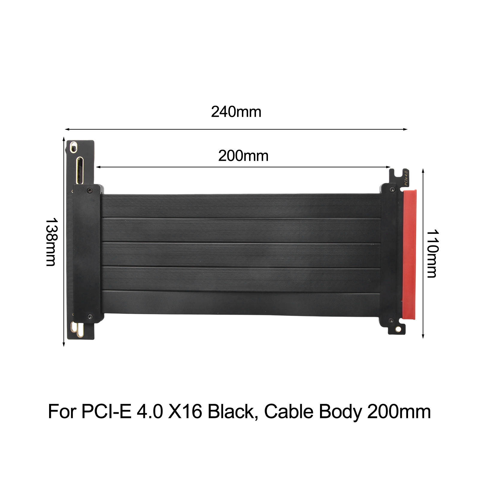 PCIe 4.0 X16 Riser Kablosu 20c - Pcie Riser Cable incelemesi ve fiyatı