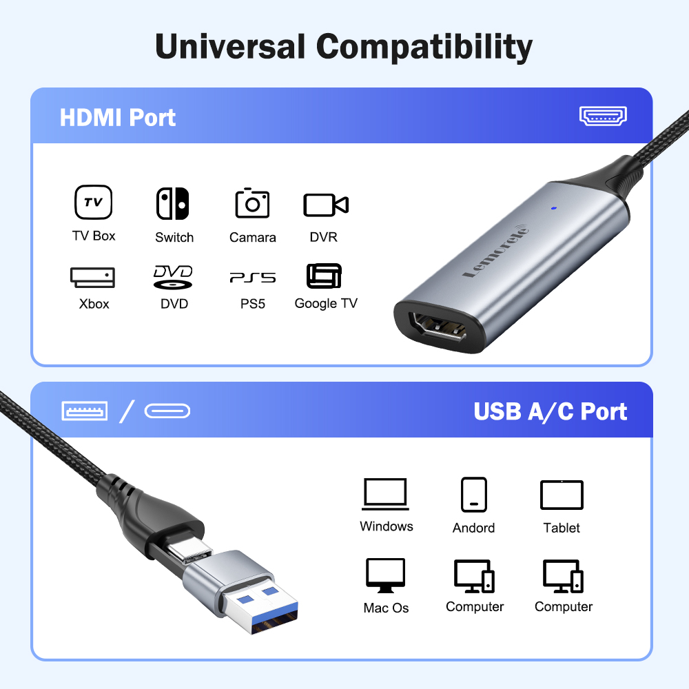 Lemorele USB 2.0 Video Yakalam - Pc Gaming Games incelemesi ve fiyatı