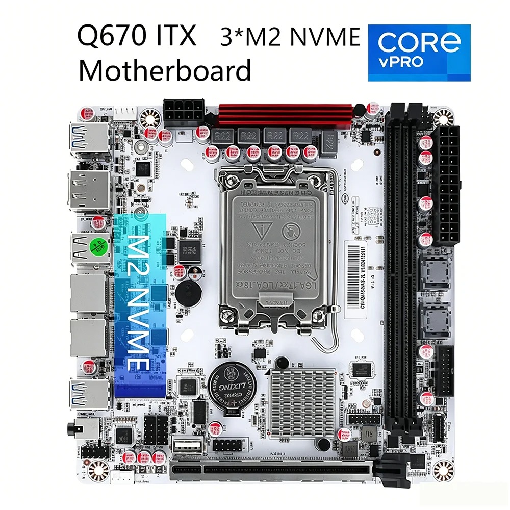 Q670 ITX NAS Anakart Kiti, 12- - Pc Gaming I7 14Th Gen incelemesi ve fiyatı