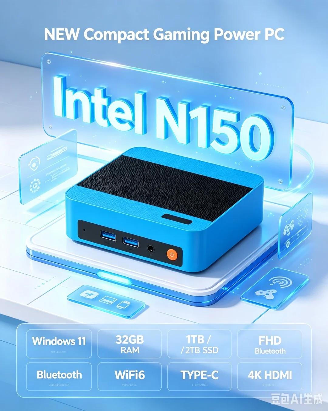 Canlı Çok Renkli Intel N150 Mi - Pc Gaming Editing incelemesi ve fiyatı