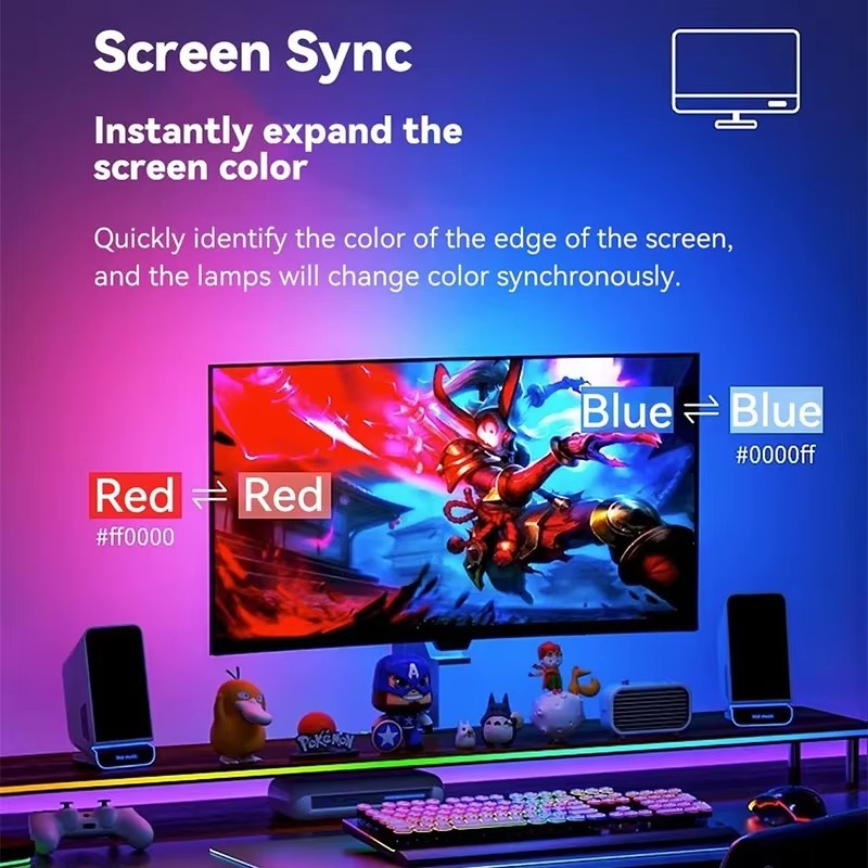 RGB Oyun Işıkları Şerit Monitö - Pc Gaming Games incelemesi ve fiyatı