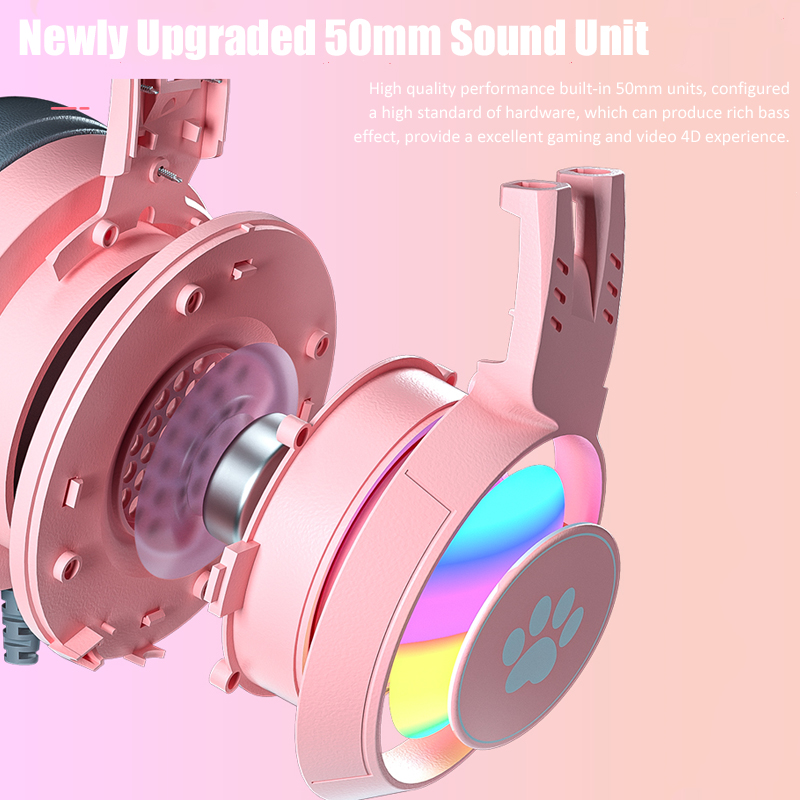 Sevimli kedi kulak oyun mikrof - Pc Gaming Earbuds incelemesi ve fiyatı