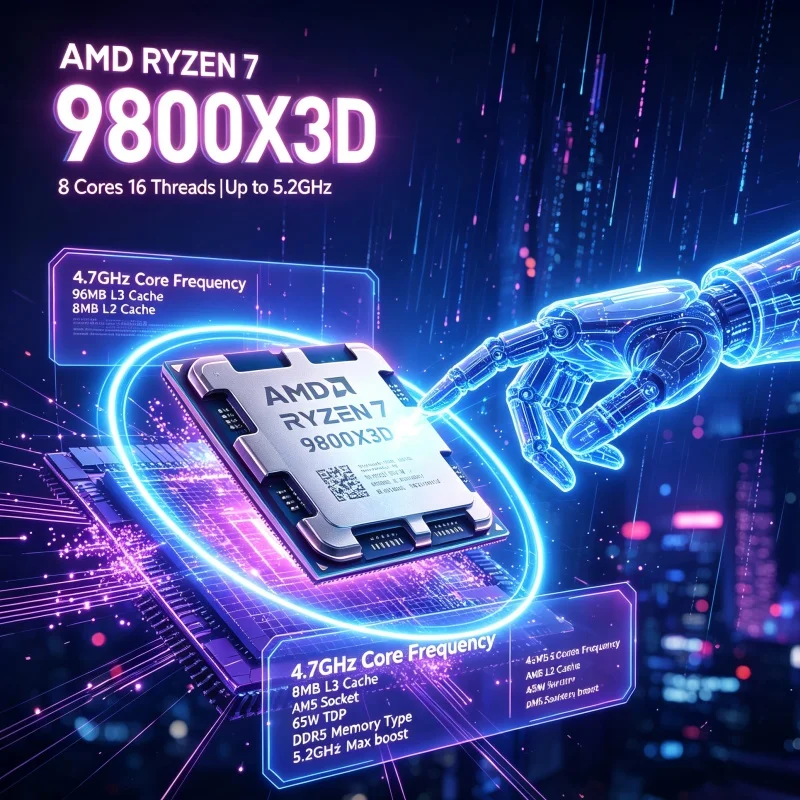 AMD Ryzen 7 9800X3D AM5 Oyun B - Pc Gaming Ryzen incelemesi ve fiyatı
