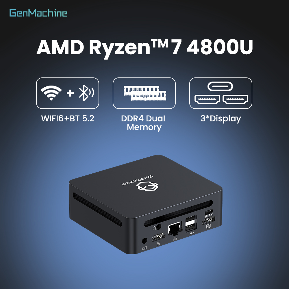 GenMachine Mini Bilgisayar AMD - Pc Gaming Ryzen incelemesi ve fiyatı